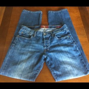 Men’s Lucky Brand 221 button fly jeans sz 33 x 34
